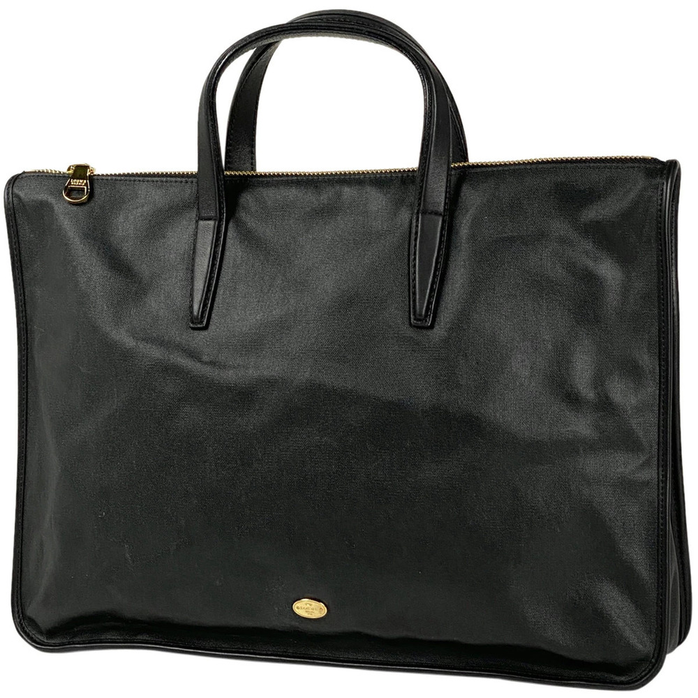 Loewe logo business bag briefcase document handbag canvas black